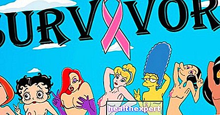Cinderella, Marge Simpson dan Betty Boop. Heroin kartun "berpose" melawan barah payudara
