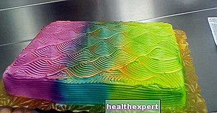 Радужный торт, меняющий цвет