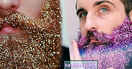 Hombres y purpurina: la barba purpurina enloquece a las redes sociales