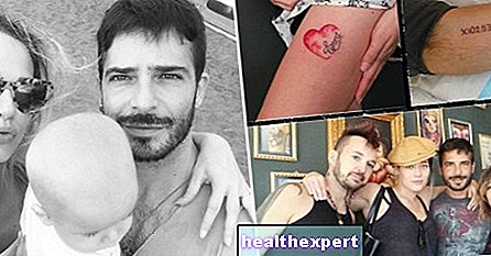 Parna tetovaža v čast sina za Lauro Chiatti in Marca Boccija. Poglej slike!